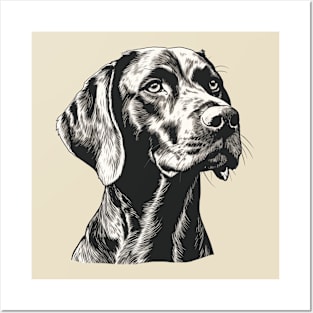 GSP German Shorthaired Pointer Posters and Art